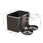 Automobilinis laikiklis dėžutė, ABS