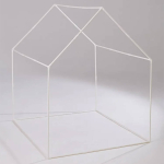 Vaikiška palapinė namelis, 100x120x140 cm