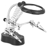 Lituoklio stovas su lupa, 5 led