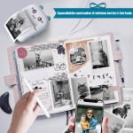 Bluetooth nešiojamas spausdintuvas, 1000 mAh