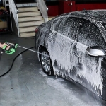 Purkštuvas su šampūno dozatoriumi, TPR