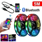 Led rgb usb juosta, 5 metrai