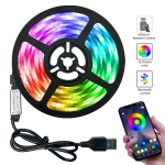 Led rgb usb juosta, 5 metrai
