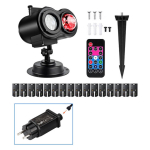 Šventinis projektorius, 16in1 12w