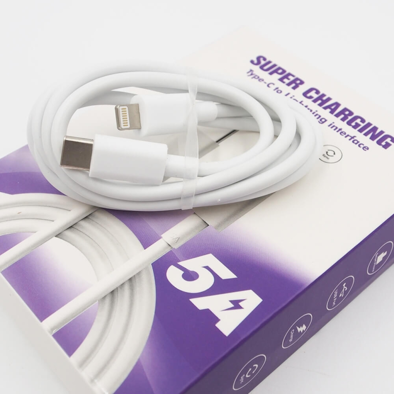 TYPE-C Į Lightning 5A Laidas 1M