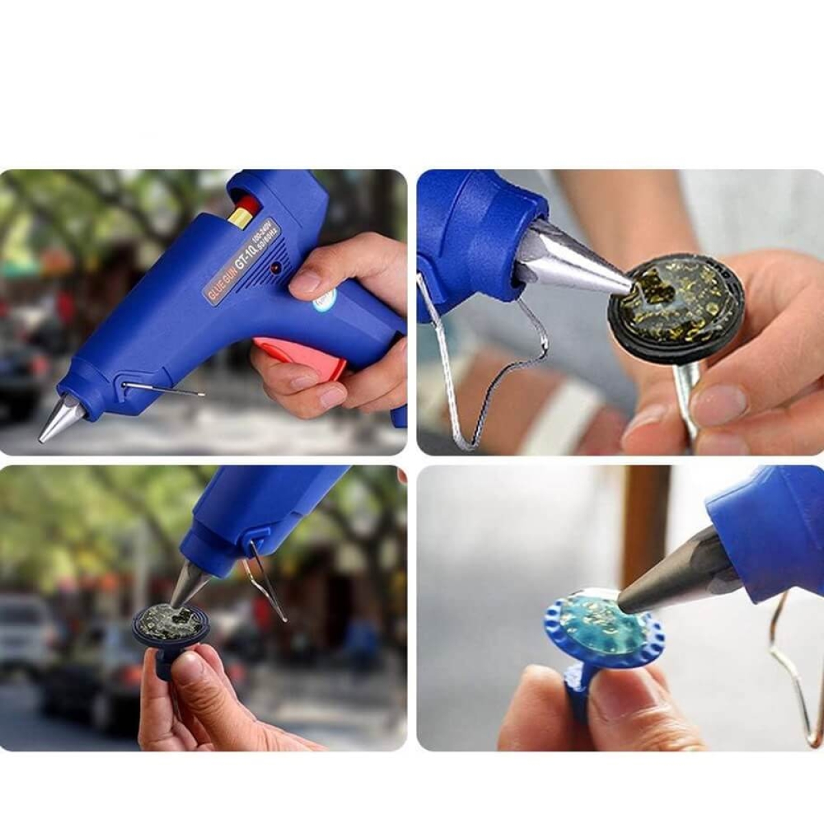 Karštų klijų pistoletas, 100W