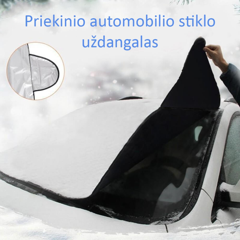 Priekinio automobilio stiklo uždangalas, 200x70cm