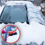 Priekinio automobilio stiklo uždangalas, 200x70cm