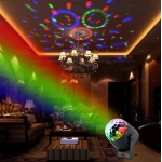 Rgb led disko kamuolys, 3W