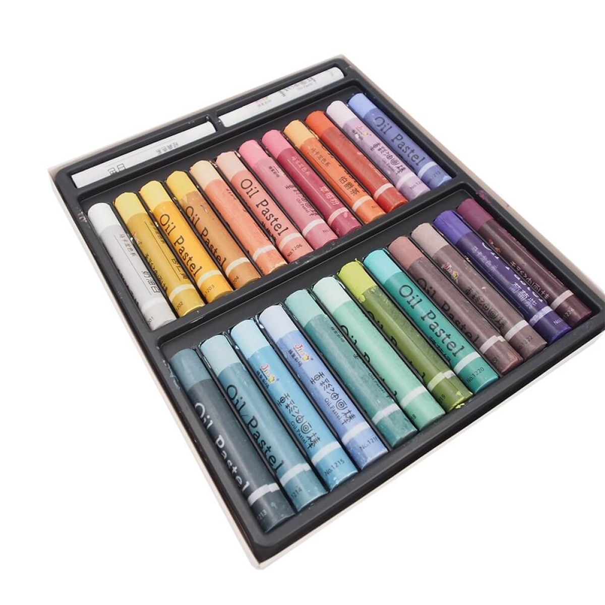 Aliejinės kreidelės, 24 Vnt.