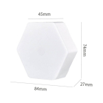 Šešiakampis modulinis led šviestuvas, 0.5 W