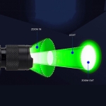 Medžioklinis prožektorius, žalias