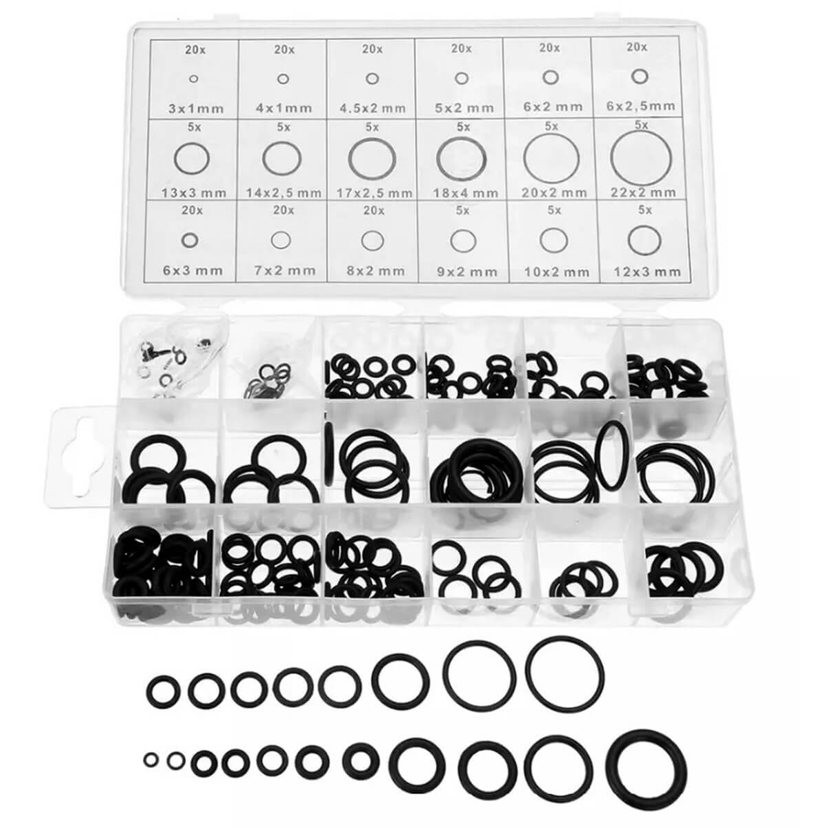 Guminių tarpinių rinkinys, 225vnt.