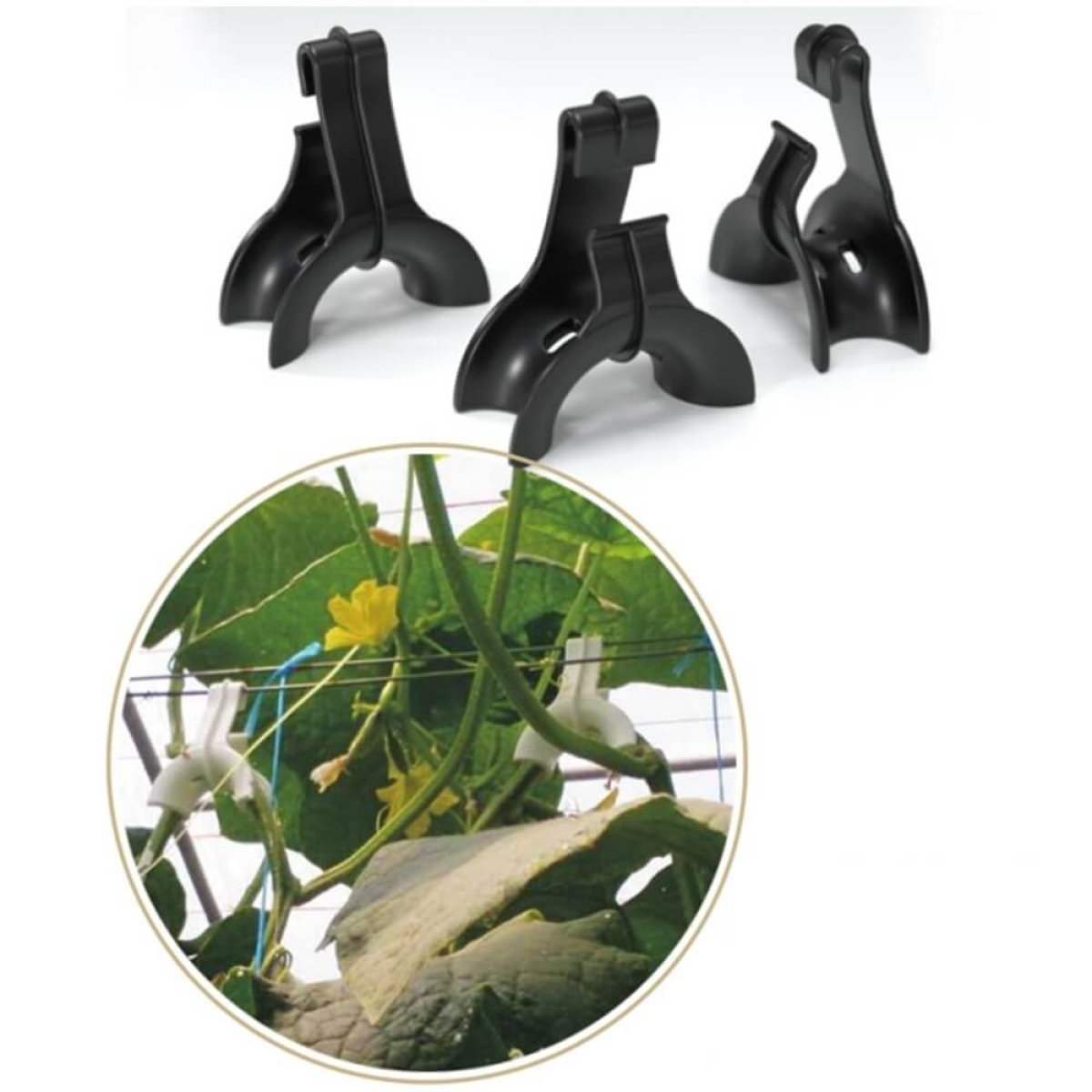 Kabliukai agurkams, 10 vnt.