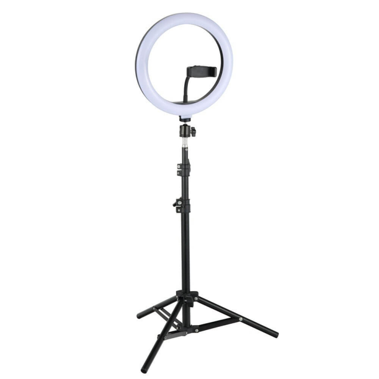 Žiedo formos lempa fotografavimui makiažui, 24W