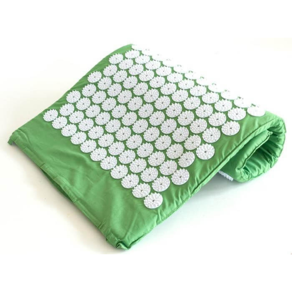 Patogus akupresūros masažinis kilimėlis, žalias