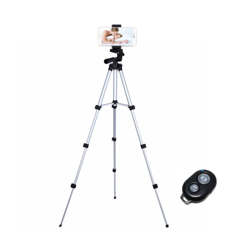 Trikojis stovas su telefono laikikliu, 34-103cm