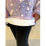 Pledas džemperis šviečiantis XXL , violetinė