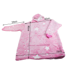 Pledas džemperis šviečiantis XXL , violetinė