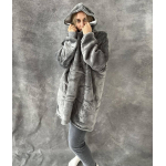 Pledas džemperis XXL , pilkas