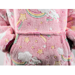 Džemperis pledas vaikams , rožinis