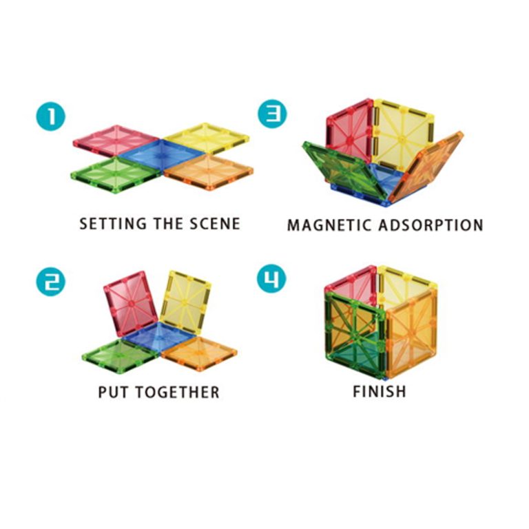 Magnetinis konstruktorius montessori , Woopie